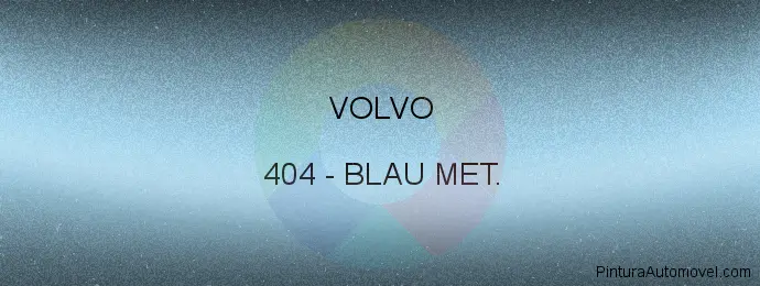 Pintura Volvo 404 Blau Met.
