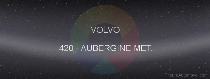 Pintura Volvo 420 Aubergine Met.
