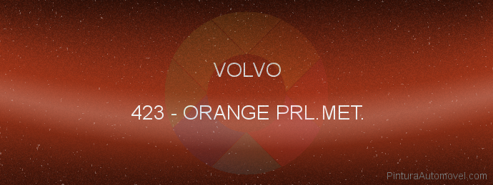 Pintura Volvo 423 Orange Prl.met.