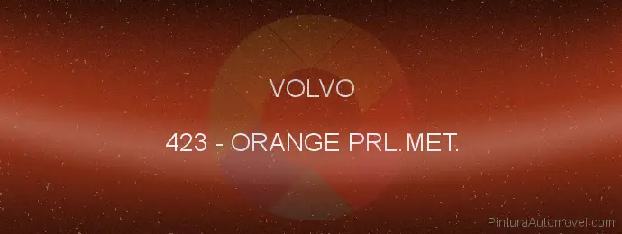 Pintura Volvo 423 Orange Prl.met.