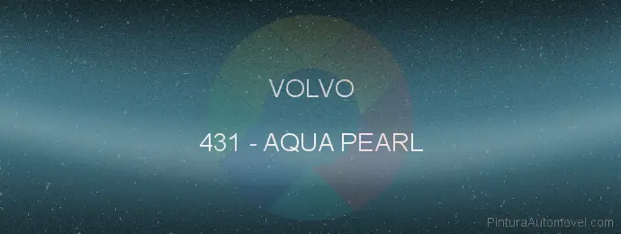 Pintura Volvo 431 Aqua Pearl
