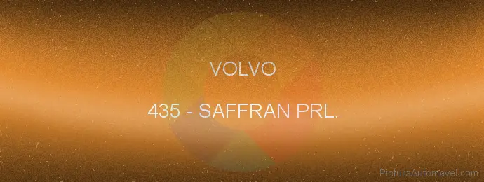 Pintura Volvo 435 Saffran Prl.