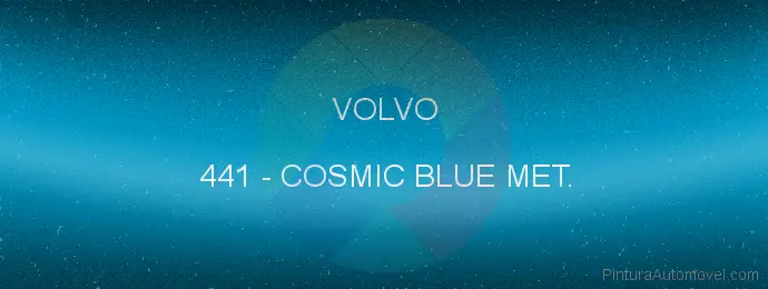Pintura Volvo 441 Cosmic Blue Met.