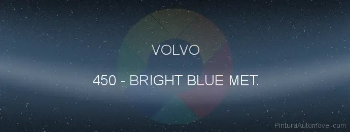 Pintura Volvo 450 Bright Blue Met.