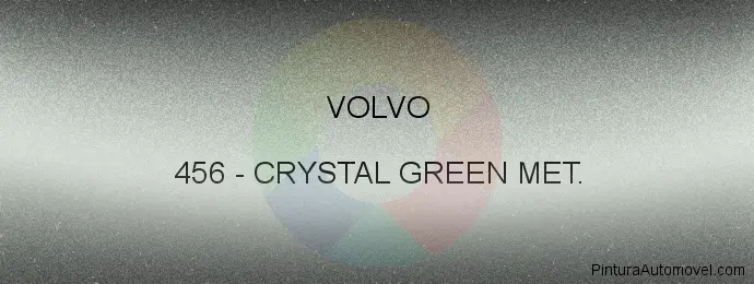 Pintura Volvo 456 Crystal Green Met.