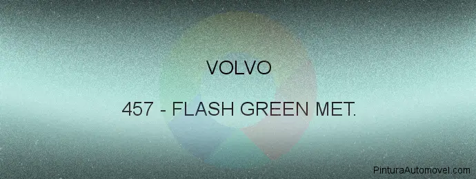 Pintura Volvo 457 Flash Green Met.
