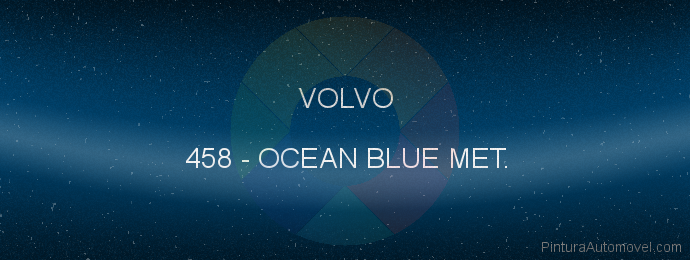 Pintura Volvo 458 Ocean Blue Met.