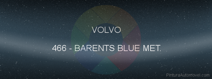 Pintura Volvo 466 Barents Blue Met.