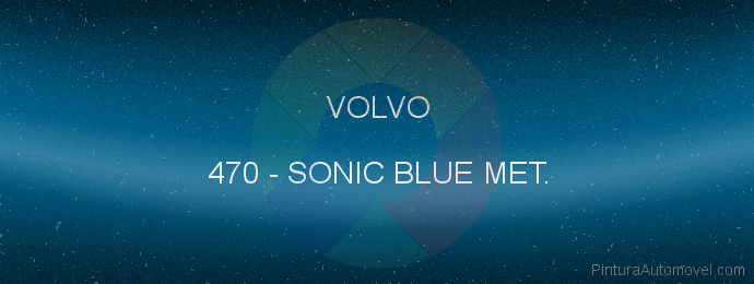 Pintura Volvo 470 Sonic Blue Met.