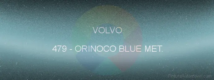 Pintura Volvo 479 Orinoco Blue Met.