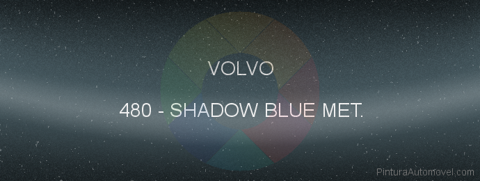 Pintura Volvo 480 Shadow Blue Met.