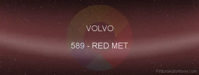 Pintura Volvo 589 Red Met.