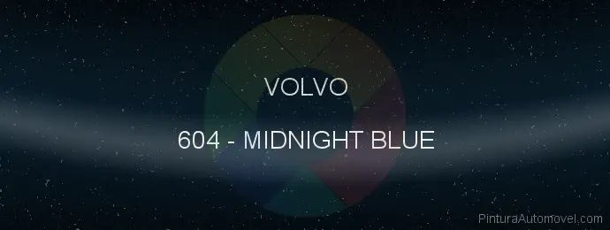 Pintura Volvo 604 Midnight Blue