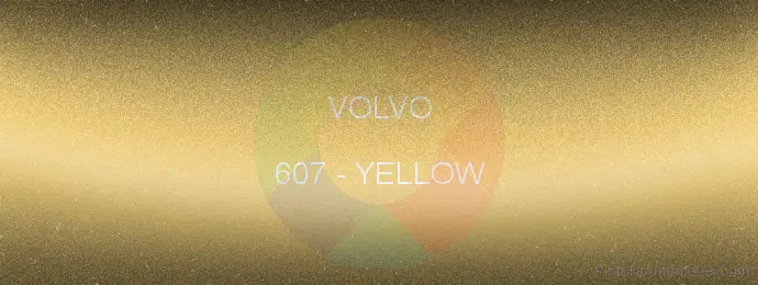 Pintura Volvo 607 Yellow