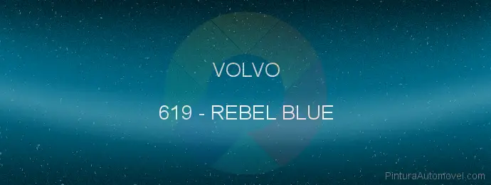 Pintura Volvo 619 Rebel Blue