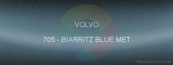 Pintura Volvo 705 Biarritz Blue Met