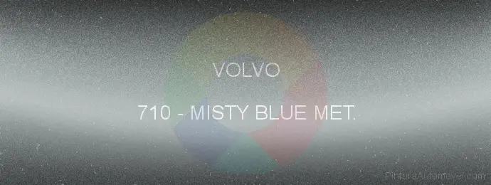 Pintura Volvo 710 Misty Blue Met.