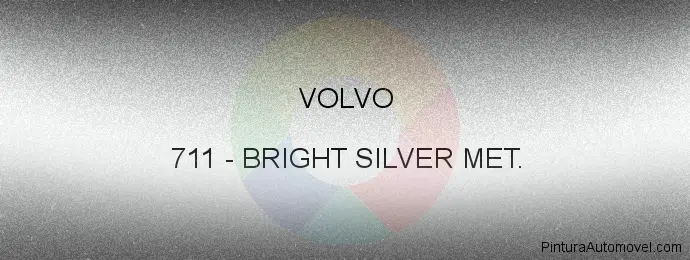 Pintura Volvo 711 Bright Silver Met.