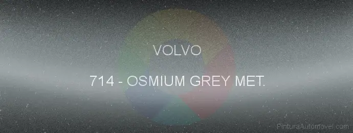 Pintura Volvo 714 Osmium Grey Met.