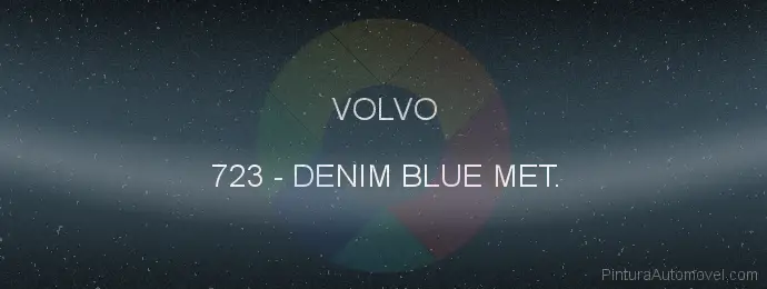 Pintura Volvo 723 Denim Blue Met.
