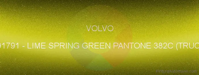 Pintura Volvo S91791 Lime Spring Green Pantone 382c (truck)