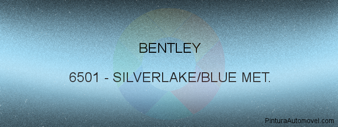 Pintura Bentley 6501 Silverlake/blue Met.
