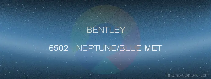 Pintura Bentley 6502 Neptune/blue Met.