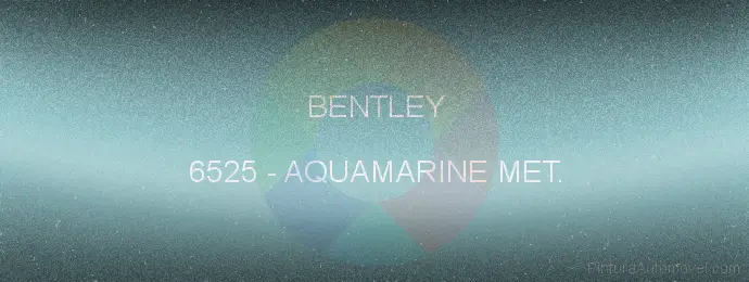 Pintura Bentley 6525 Aquamarine Met.
