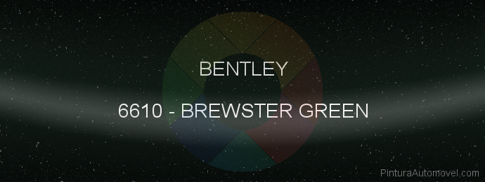 Pintura Bentley 6610 Brewster Green