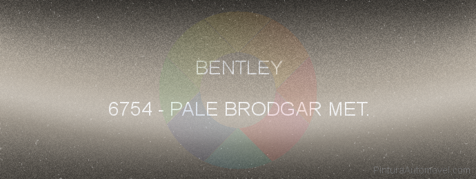 Pintura Bentley 6754 Pale Brodgar Met.