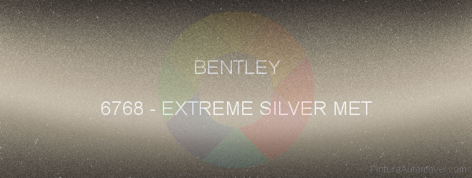 Pintura Bentley 6768 Extreme Silver Met