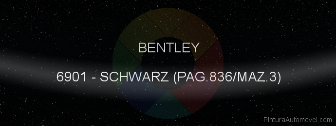 Pintura Bentley 6901 Schwarz (pag.836/maz.3)