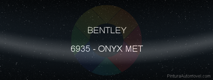 Pintura Bentley 6935 Onyx Met