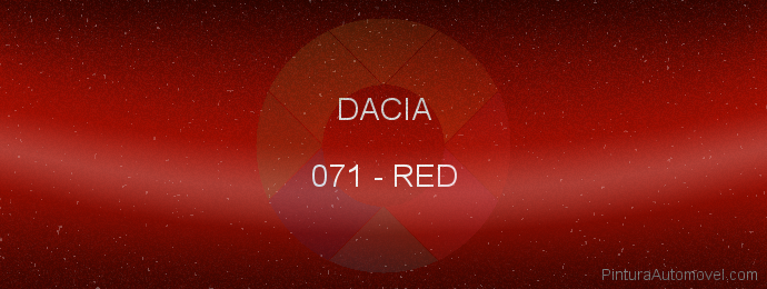 Pintura Dacia 071 Red