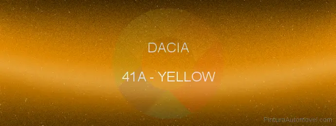 Pintura Dacia 41A Yellow