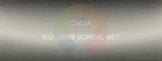 Pintura Dacia 632 Gris Boreal Met.