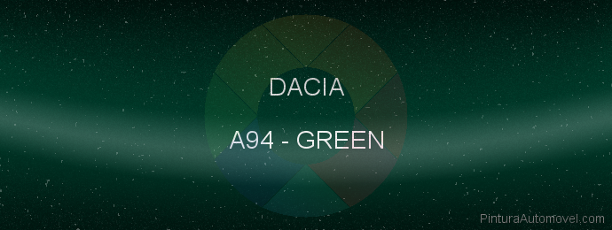 Pintura Dacia A94 Green