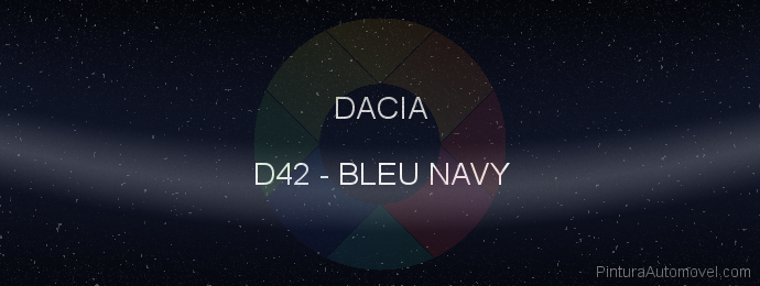 Pintura Dacia D42 Bleu Navy