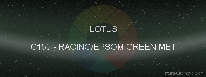 Pintura Lotus C155 Racing/epsom Green Met