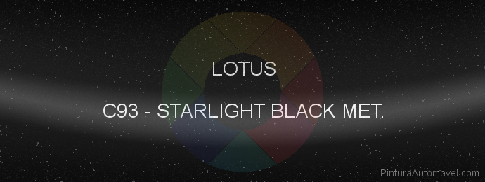 Pintura Lotus C93 Starlight Black Met.